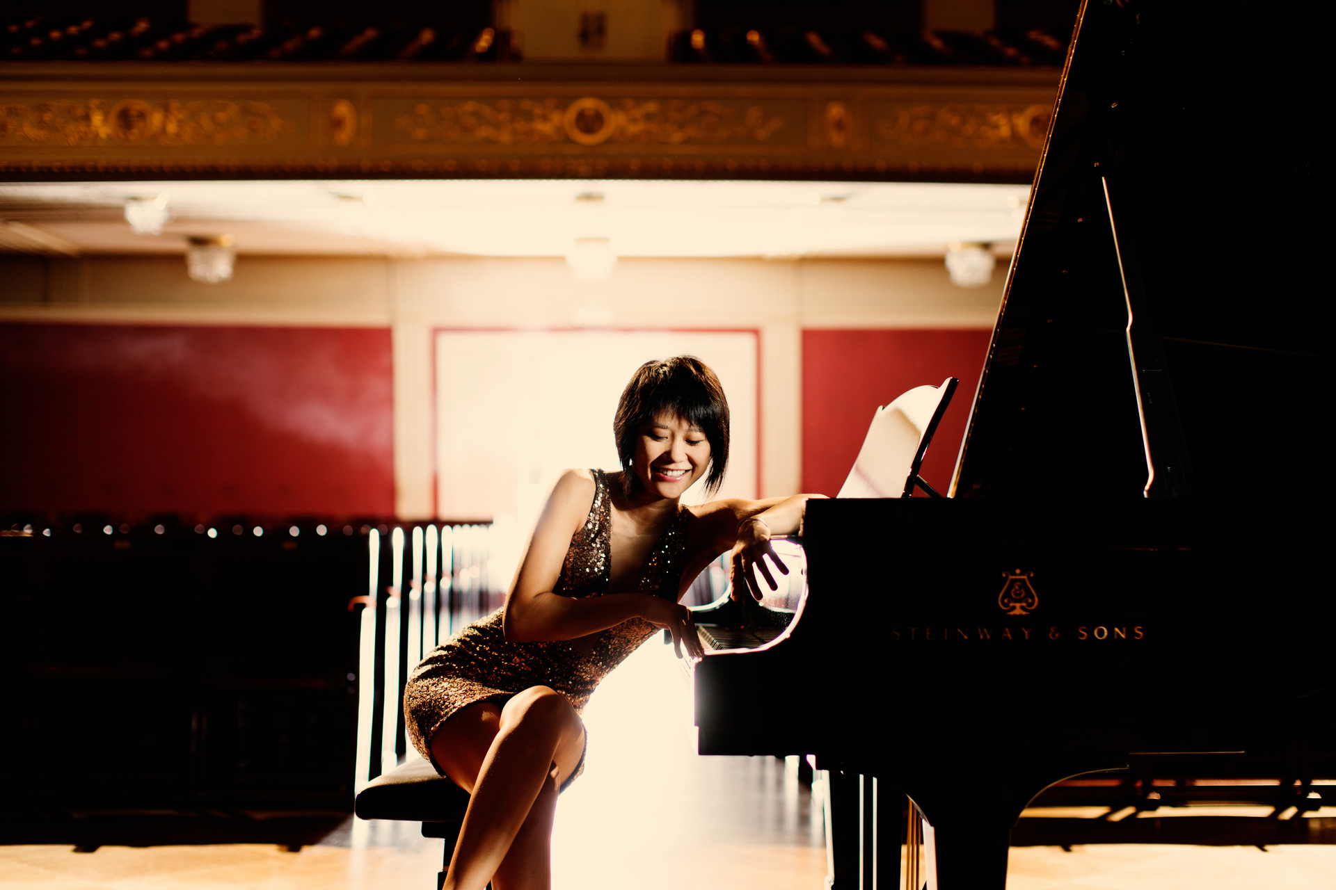 Die chinesische Pianistin Yuja Wang ist einer der Stars beim Galakonzert der Wiener Philharmoniker in der Mailänder Scala © ZDF/Julia Wesely