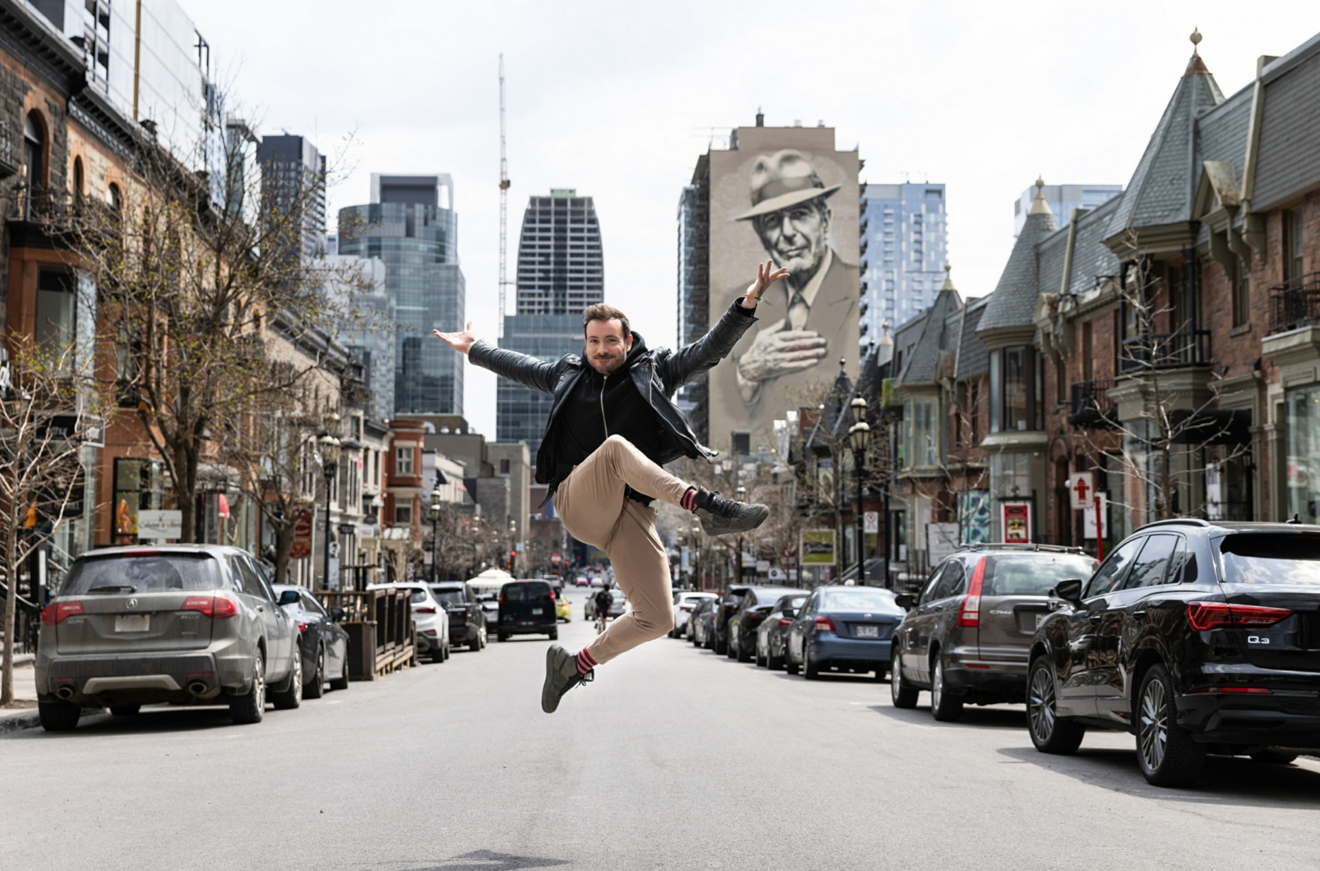 Eric Gauthier tanzt durch seine Heimatstadt Montreal. Copyright: ZDF/SWR/Jeanette Bak