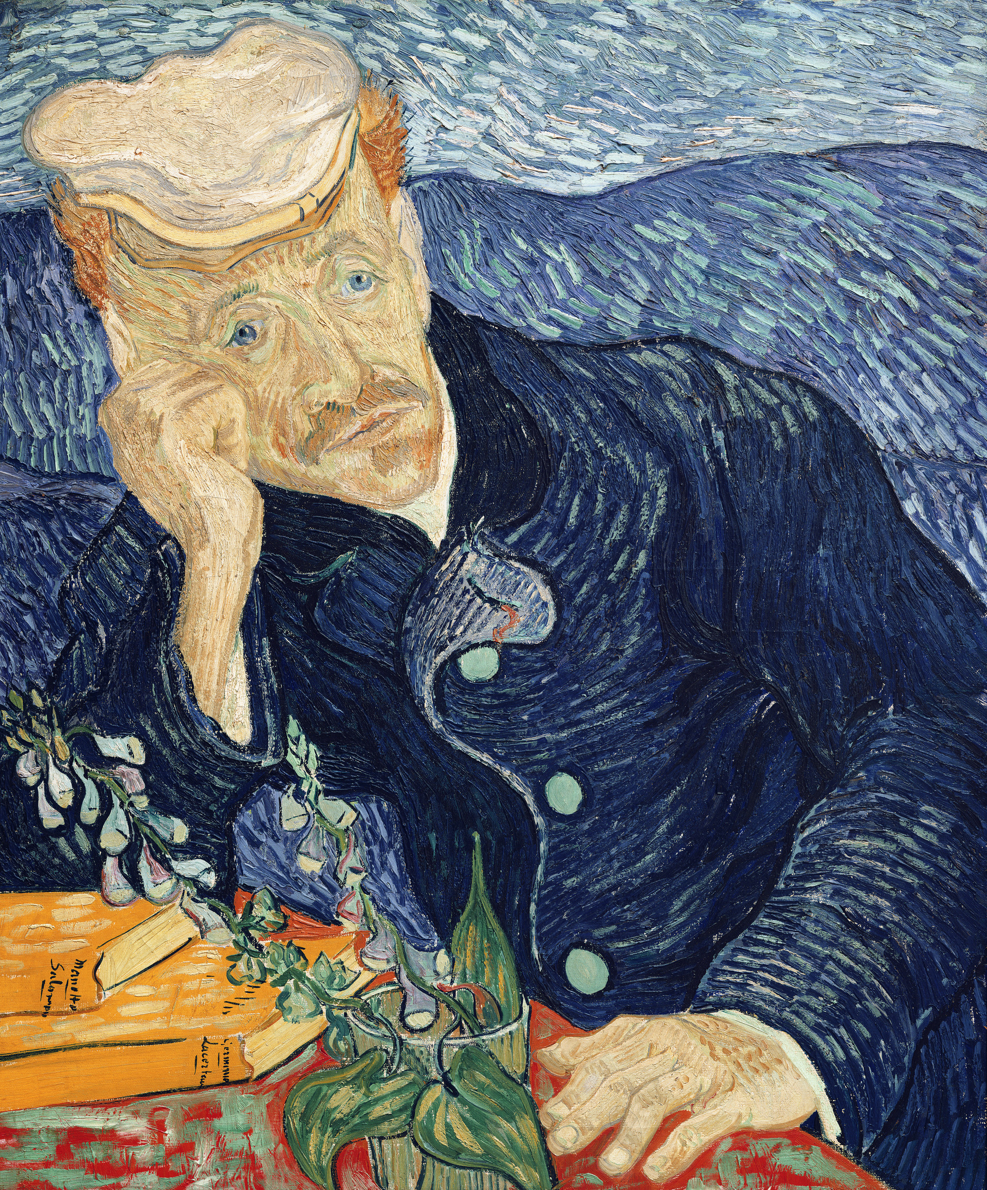 Das Portrait des Dr. Gachet, gemalt von Vincent van Gogh 1890, sechs Wochen vor seinem Tod Copyright: ZDF/Bridgeman Images