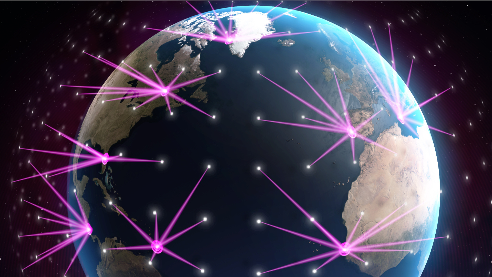 Satellitenkonstellation (C) ZDF und Dörte Hölzemann Satellitenkonstellation (C) ZDF und Dörte Hölzemann