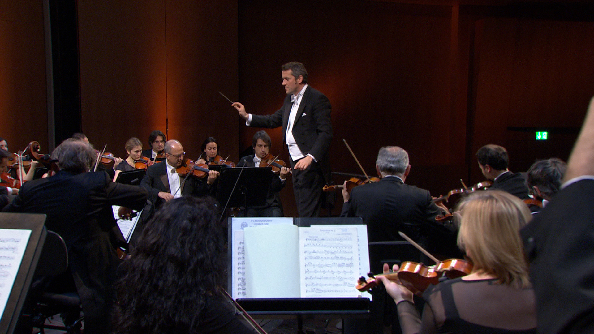 Das Orchestra della Svizzera italiana spielt unter der Leitung Brahms von Markus Poschner Johannes Brahms © ZDF/SRF/RSI