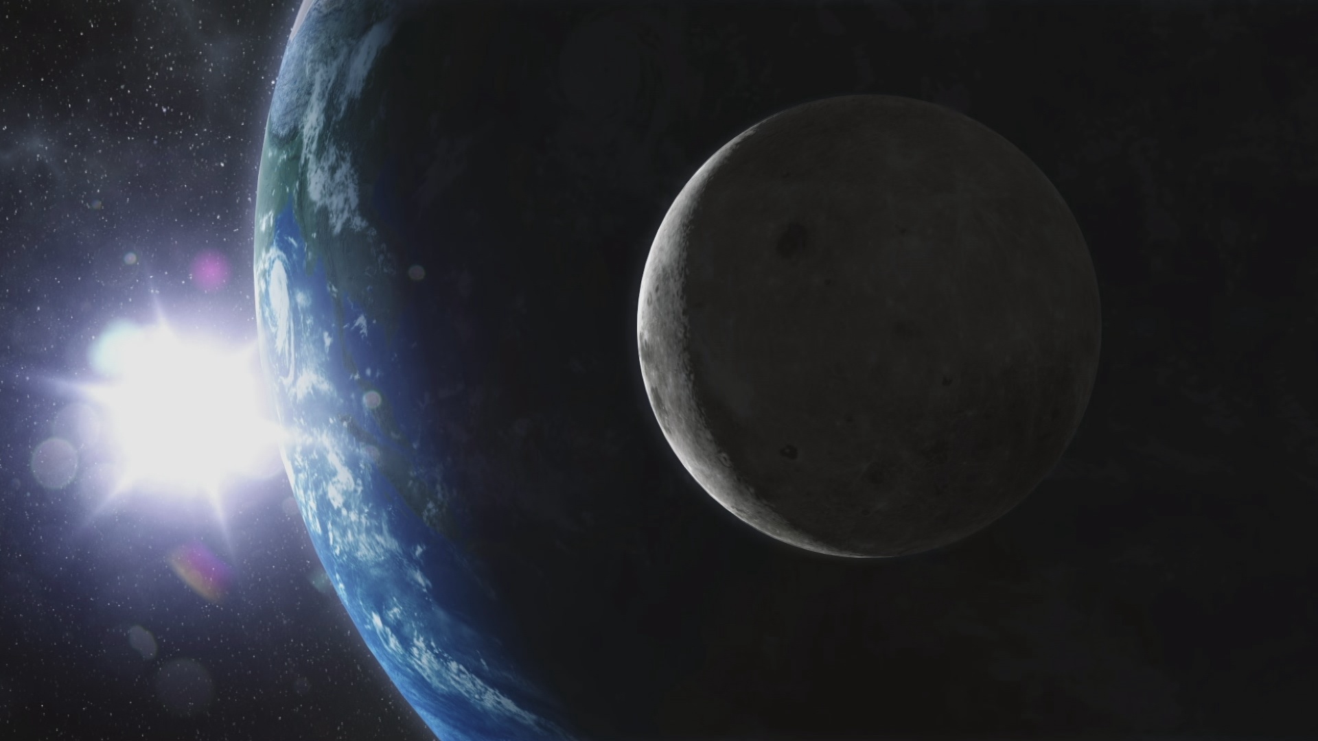 Der Mond entfernt sich jedes Jahr etwa 3,78 cm von der Erde / Copyright: ZDF/Grand Angle Productions