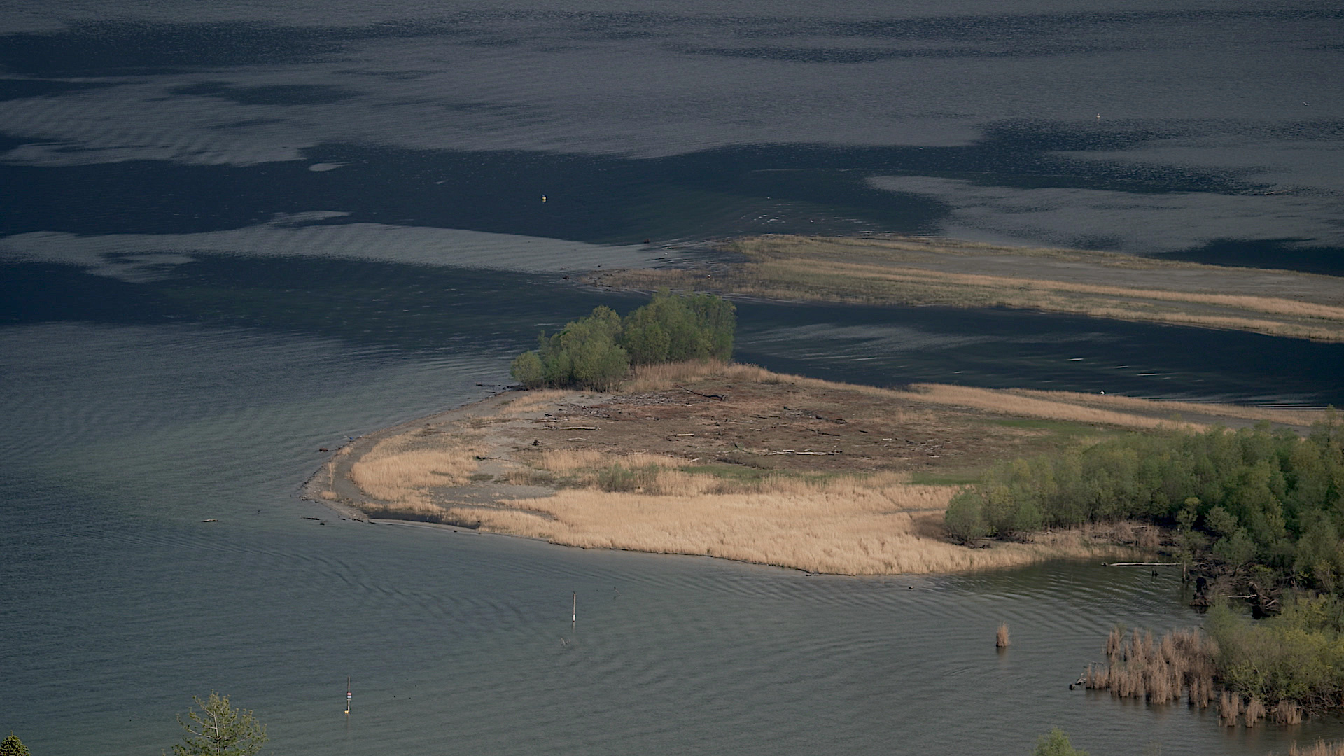 Der Lago Maggiore bei Rekordtiefstand © ZDF/SRF