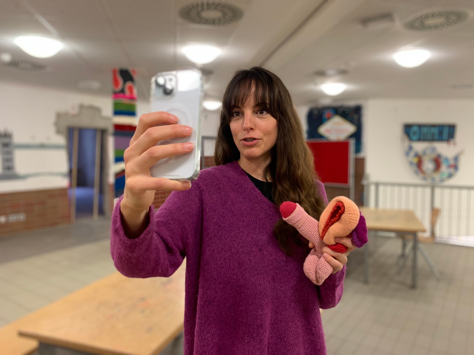 Die Sexualpädagogin Gianna Bacio klärt auf Social Media über Lust und Solo-Sex auf © ZDF/Denise Dismer