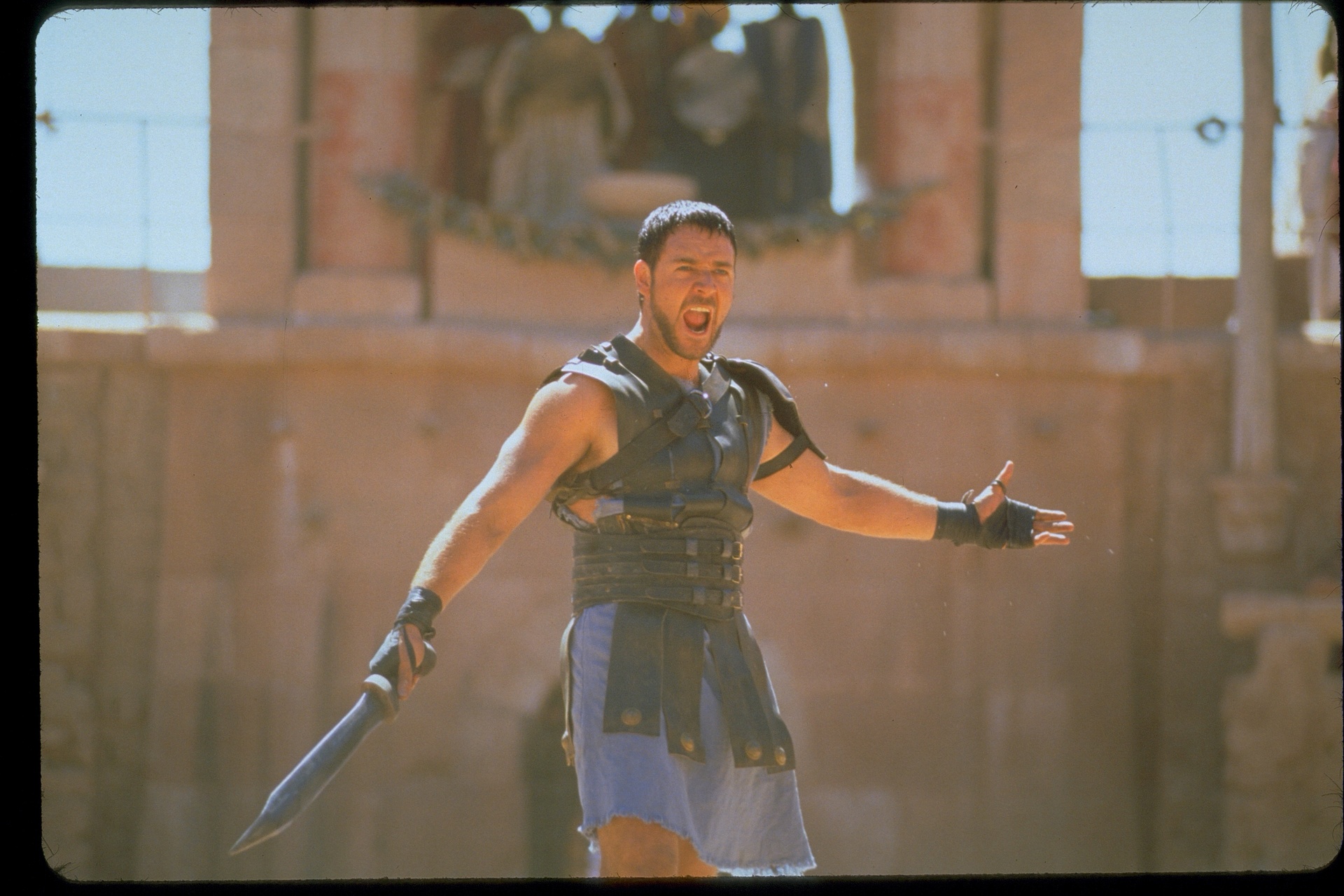 Ein großer Feldherr, der als Sklave nicht aufgab, und als Gladiator nach Rom zurückkehrte: Maximus (Russell Crowe) (Szene aus "Gladiator")
© ZDF/Jaap Buitendijk,