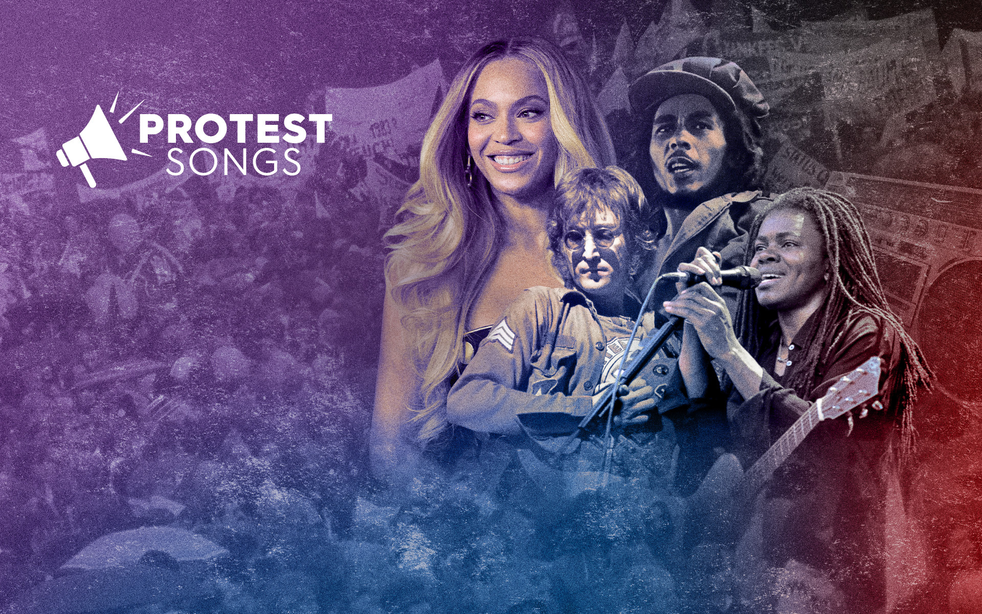 Die großen Protestsongs der letzten 100 Jahre - Eine neue Reihe in 3sat / Copyright: ZDF/Tudor Baican