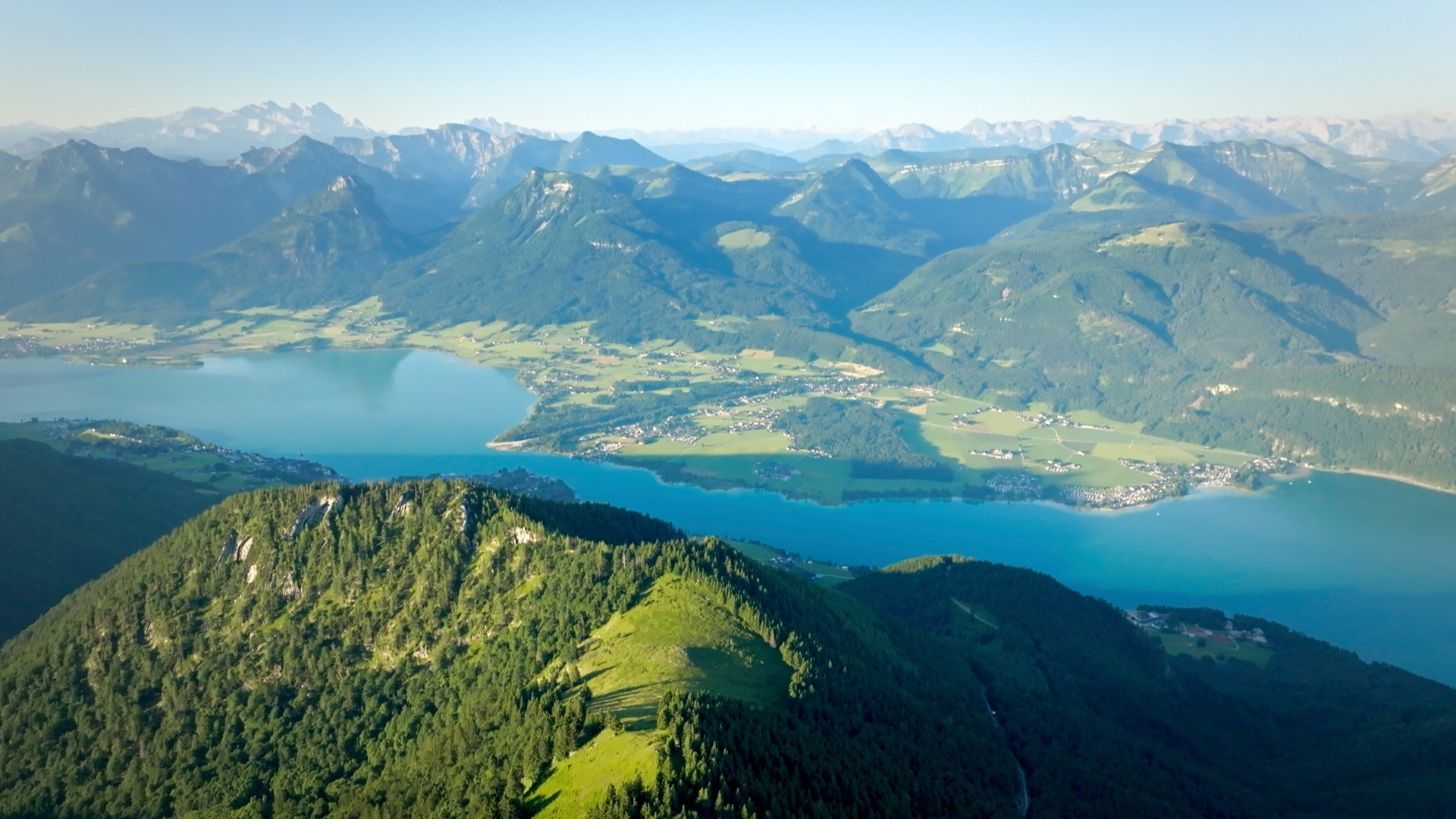 Panoramablick Wolfgangsee / © ZDF und ORF/Wega Film Panoramablick Wolfgangsee / © ZDF und ORF/Wega Film