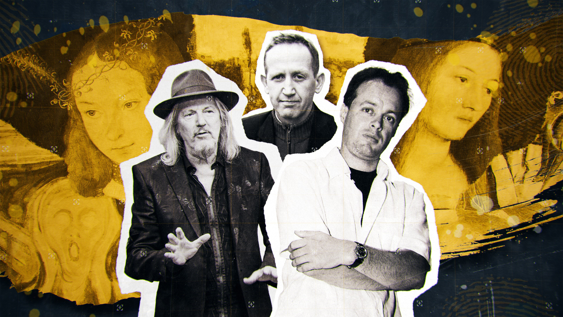 Die Sendung „True ART Crime. Spektakuläre Verbrechen in der Kunstwelt“ mit Wolfgang Beltracchi, Pål Enger und Stéphane Breitwieser

© ZDF und Michael Rizzi.