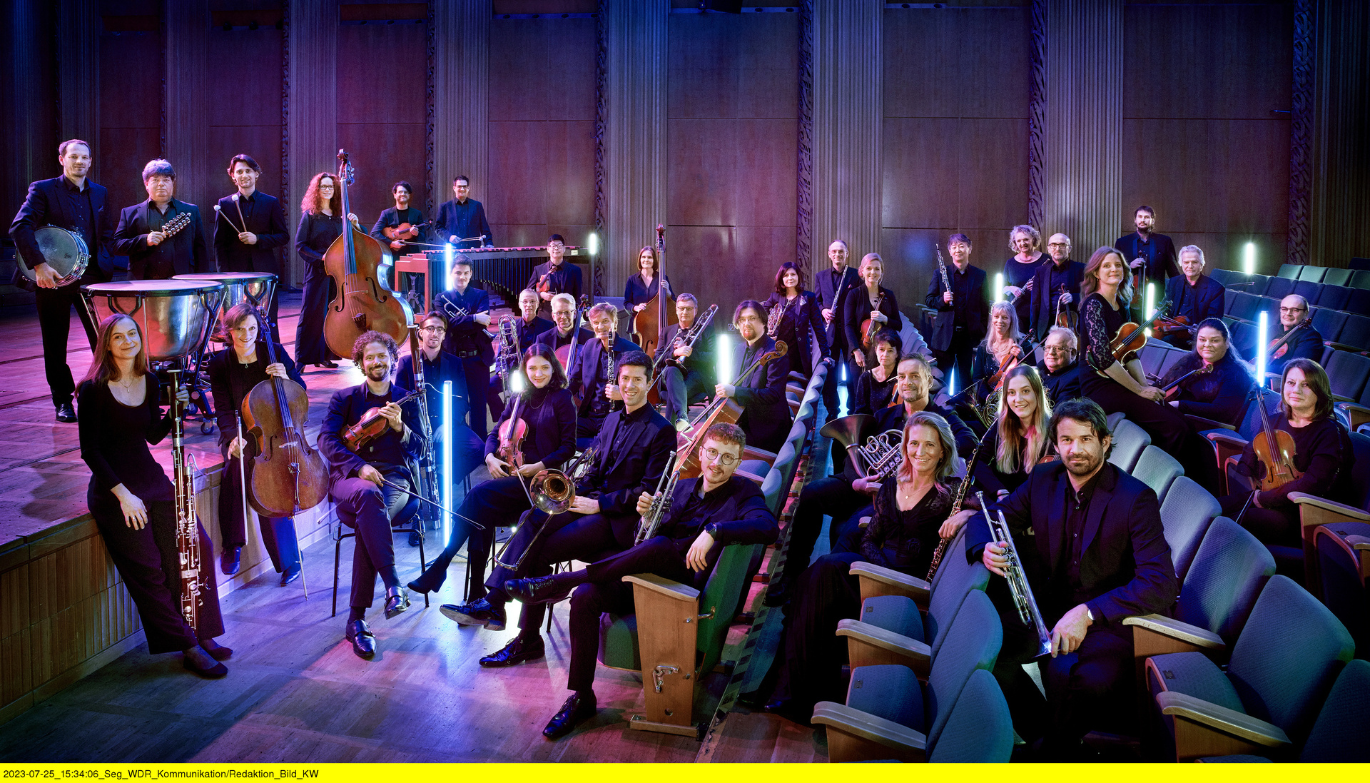 Das WDR Funkhausorchester. / 
© ZDF/WDR/Dominik Mentzos