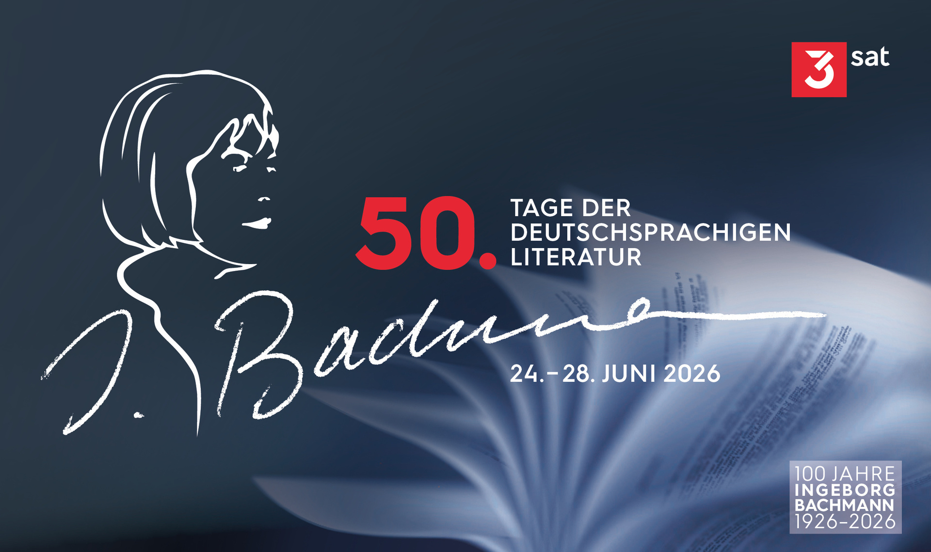 Die Tage der deutschsprachigen Literatur 2026 finden vom 24. bis 28. Juni in Klagenfurt statt. / © ZDF/ORF Die Tage der deutschsprachigen Literatur 2026 finden vom 24. bis 28. Juni in Klagenfurt statt. / © ZDF/ORF